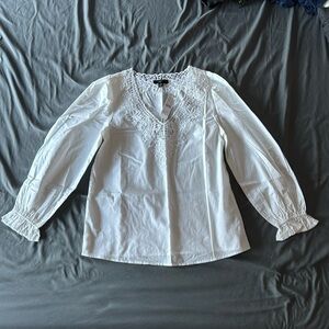 J.Crew Blouse in White NWT